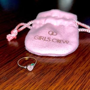 Girls Crew Peach Ring Rose Gold